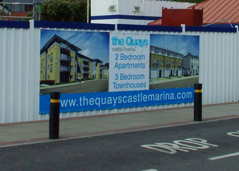 Large format hoarding banner