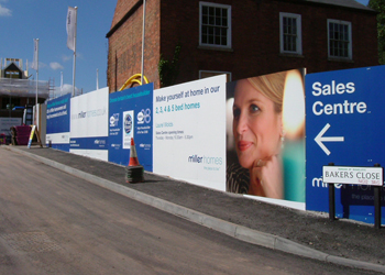 3mm Aluminium Composite Hoarding Boards - Printed in Full Colour in 12 Minutes