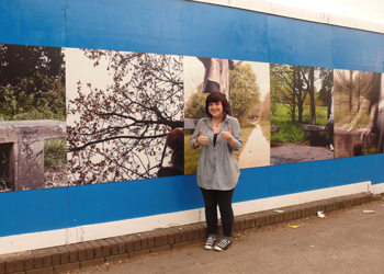 A Band Of Hoarding Boards Around A Building Site In Coventry