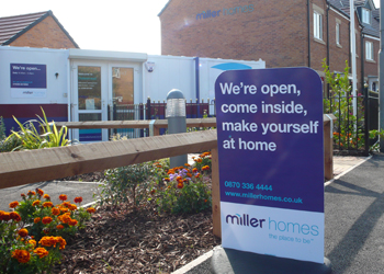 Miller Homes pavement board